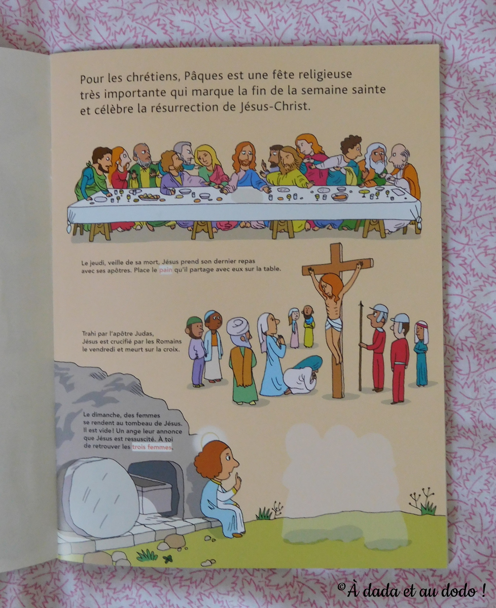 Illustration de la symbolique religieuse de Pâques