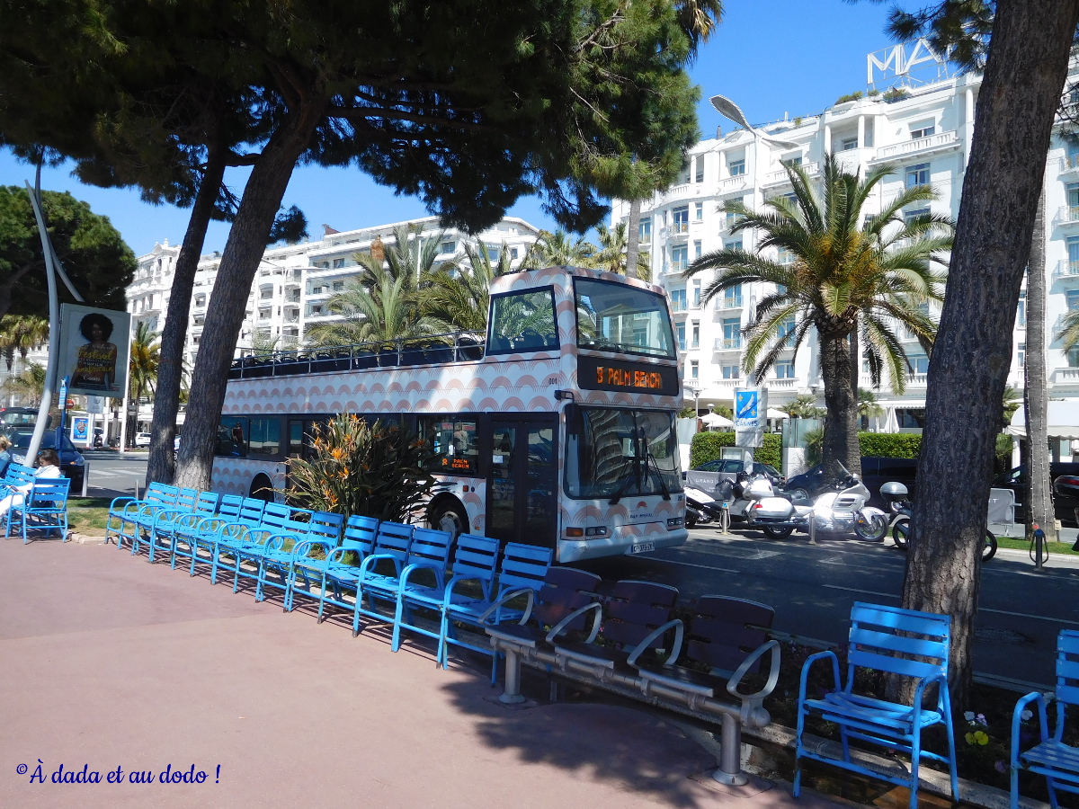 Ligne 8 à Cannes : bus à impériale